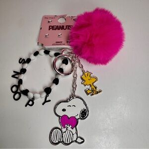 NWT Women's Peanuts Snoopy Bag Charm or Keychain from Primark.